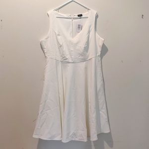 Torrid size 16 white skater dress